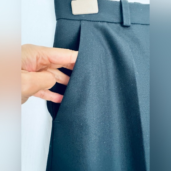 TOTEME Runway Black Barrel-Leg Trousers Eu 36 US 4 - Picture 13 of 17